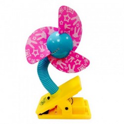 Puna Pena Clip on Fan พัดลมติดรถเข็น สีชมพู