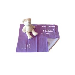 Mellow Quick dry ผ้ารองกันฉี่ ผ้ารองกันน้ำ 100% SIZE M (70x100 CM) Lilac