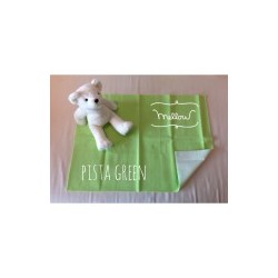 Mellow Quick dry ผ้ารองกันฉี่ ผ้ารองกันน้ำ 100% SIZE L (100x140 CM) Pista Green