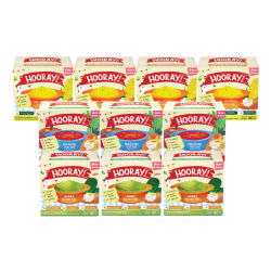 HOORAY!6m ข้าวโพด4+ไก่และผัก3+ซุปผักรวม3 140gx10