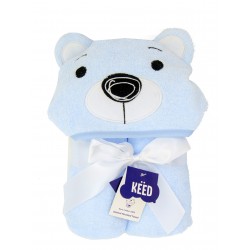 KEED ผ้าขนหนูมีฮูดลายหมี