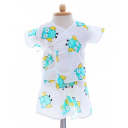 Shawn's Baby Short sleeve shirt with shorts Cartoon owl