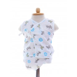 Shawn's Baby Baby Sleeveless Diaper Suite Wild catoon