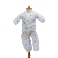 Shawn's Baby Long sleeved shirt with trousers Blue Cartoon Tool Set