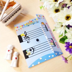 CrafterCave Kids Pernota ของเล่นสำหรับฝึกอ่านโน้ตดนตรีสากล
