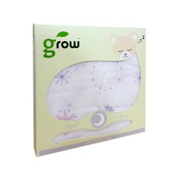 Grow ผ้าห่อตัวมัสลินจากใยไผ่ 100% ลาย Flora Mania 
