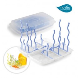 Nuvita Portable bottle dryer rack blue ที่คว่ำขวดนมขนาดพกพา สีฟ้า