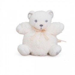 Kaloo ตุ๊กตาหมีสีครีม พร้อมถุงผ้า