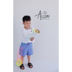 Allday Blue shorts size 8-9 y