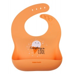 Kiddo Feedo กันเปื้อนซิลิโคน (ส้ม)