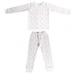 Niovi Organics "Autumn Leaves Gold" Pajama Set