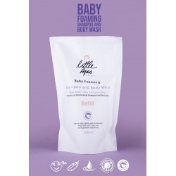 Little Apes Baby Foaming Shampoo and Body Wash Refill 450 ml.