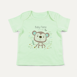 PREVAA BABY SHIRT Design Cute Monkey 