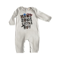 Me and Henry Ecru Handsome Romper