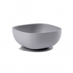 Beaba - Silicone suction bowl - GREY