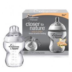 Tommee Tippee Closer to Nature Glass Bottle 260ml/9oz  