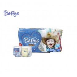 Beffys Pant Diapers Motion fit size L42 (10-14kg) ผ้าอ้อมรุ่นกางเกงไซส์ L 1ห่อ บรรจุ 42 ชิ้น