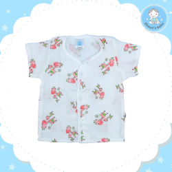 Shawn's Baby Short Shirt Giraffe Cartoon (Pink)