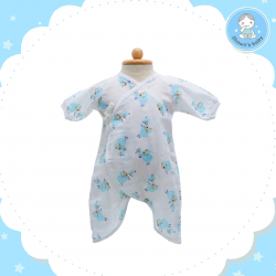 Shawn's Baby Baby Body Suite Sheep Cartoon (Blue)