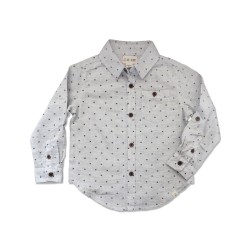 Me and Henry Grey Spot Shirt