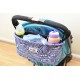 Leeya Storage Bag for Stroller - Blue Waves