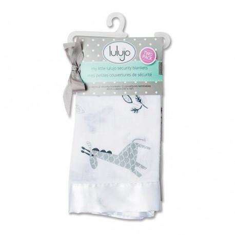Lulujo  2-Pack Cotton Muslin Security Blankets -  Afrique