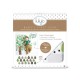 Lulujo Baby’s First Year Cotton Muslin Swaddle & 18 Cards Set - Here I grow Again