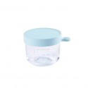 Beaba - 150 ml conservation jar in superior quality glass - LIGHT BLUE
