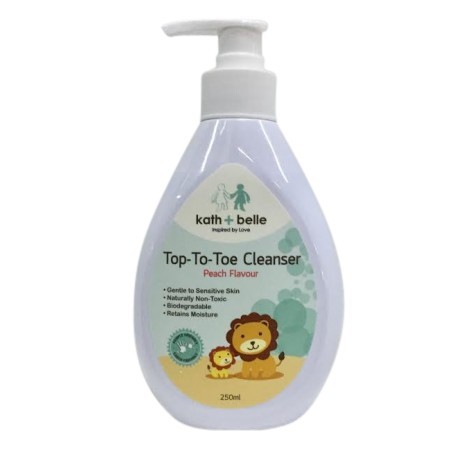 Kath + Belle Top-To-Toe Cleanser - Peach