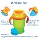 Lovi แก้วหัดดื่ม 360 องศา รุ่น Mini 210 ml. (9M+) - Retro ชมพูอ่อน
