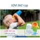 Lovi 360 Cup With Handles (250ml) Junior - Red