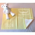 Mellow Quick dry Quick dry Pee Pads, Waterproof Fabric 100% SIZE L (100x140 CM) Yellow