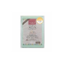 Mellow Quick dry Pee Pads, Waterproof Fabric 100% The wings are inserted under the mattress SIZE L (100x140 CM) Seagreen