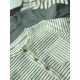 Me and Henry Ecru Striped Tee 