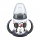 NUK Striped Mickey cups First Choice+ PP Learner Bottle Mickey Mouse (6-18 months)