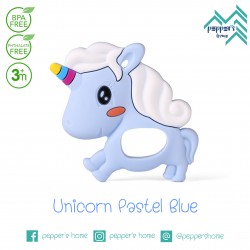 Pepper's Home - Teether - Unicorn Pastel Blue 