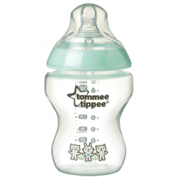 Tommee Tippee ขวดนม ทอมมี่ ทิปปี้ รุ่น Closer to Nature ขนาด 9 oz แพ็กเดี่ยว  BPA FREE  