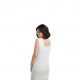QueenCows ชุดให้นม : Trixie Neck Dress (White)