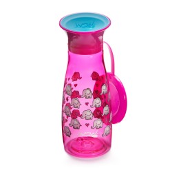 WOW Gear training cup WOW Mini Spill free 360drinking 350ml (Pink)