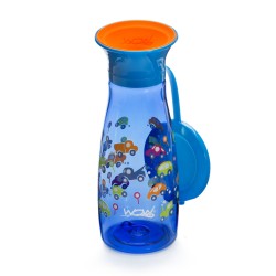 WOW Gear training cup WOW Mini Spill free 360drinking 350ml (Blue)