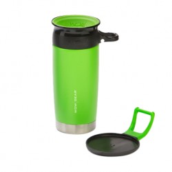 WOW Gear Stainless Steel WOW Sports Spill free 360drinking 400ml (Green)